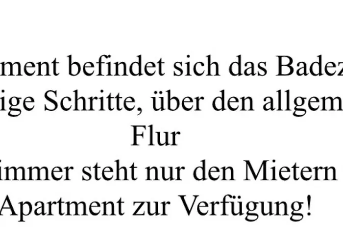 Apartment Guenstige 1 Person Stadtnah Bola 46 *